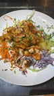 Gemengde salade met kip